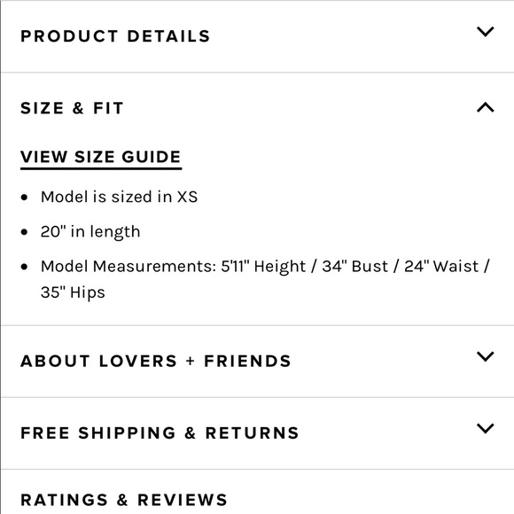 Lovers & friends skirt - Picture 6 of 6